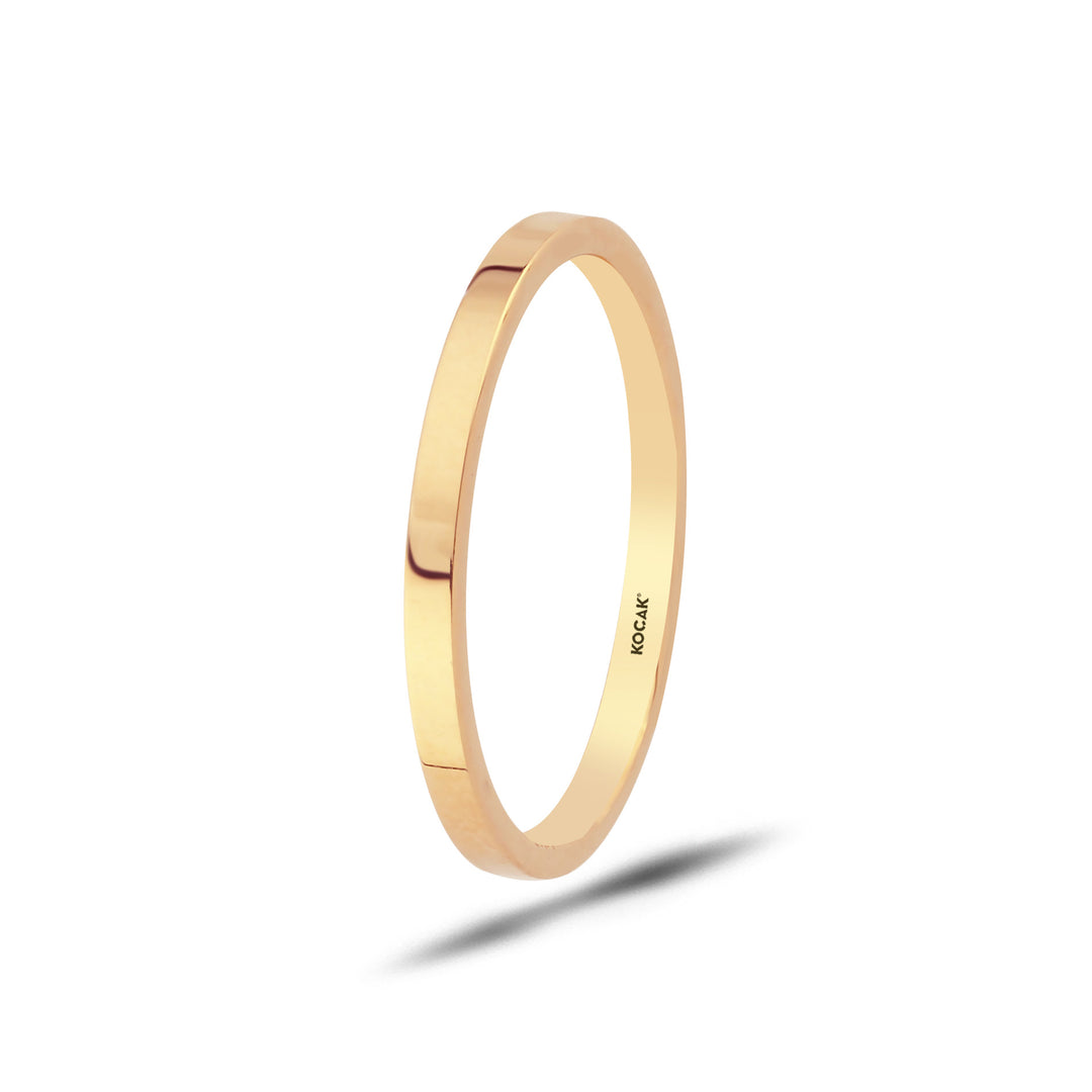 14ct 2mm Solid Gold Wedding Ring