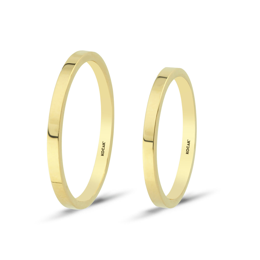 14ct 2mm Solid Gold Wedding Ring