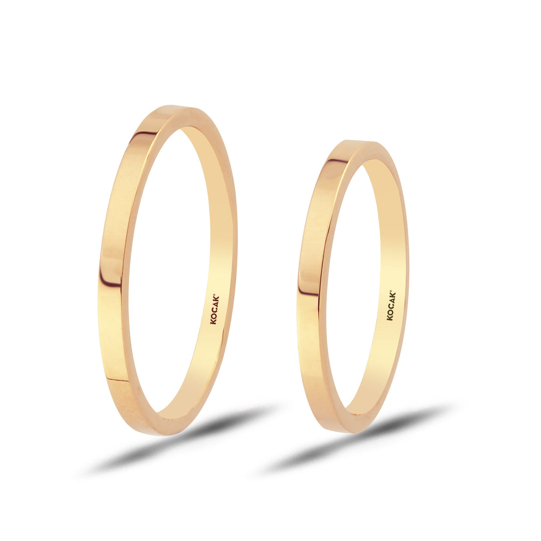 14ct 2mm Solid Gold Wedding Ring