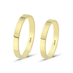 Load image into Gallery viewer, 14ct 3mm Hollow Gold Wedding Ring