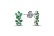0.64 Karat Tsavorite pırlanta Earrings