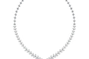 3.09 Karat Diamond Baguette Necklace