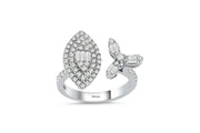0.69 Karat Diamond Baguette Ring