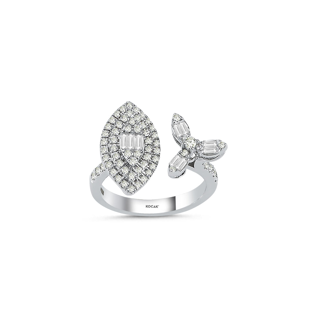 0.69 Karat Diamond Baguette Ring