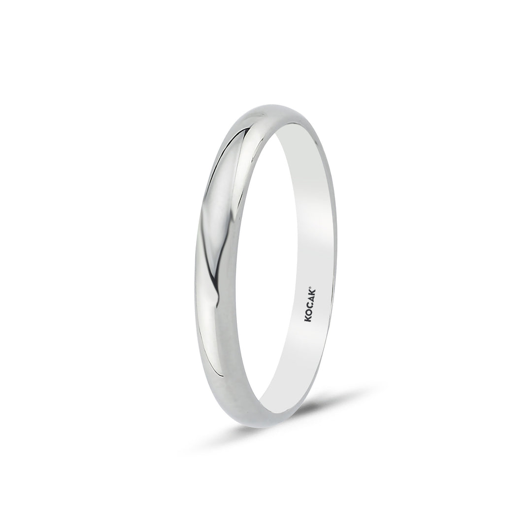 14ct 3mm Solid Domed Gold Wedding Ring