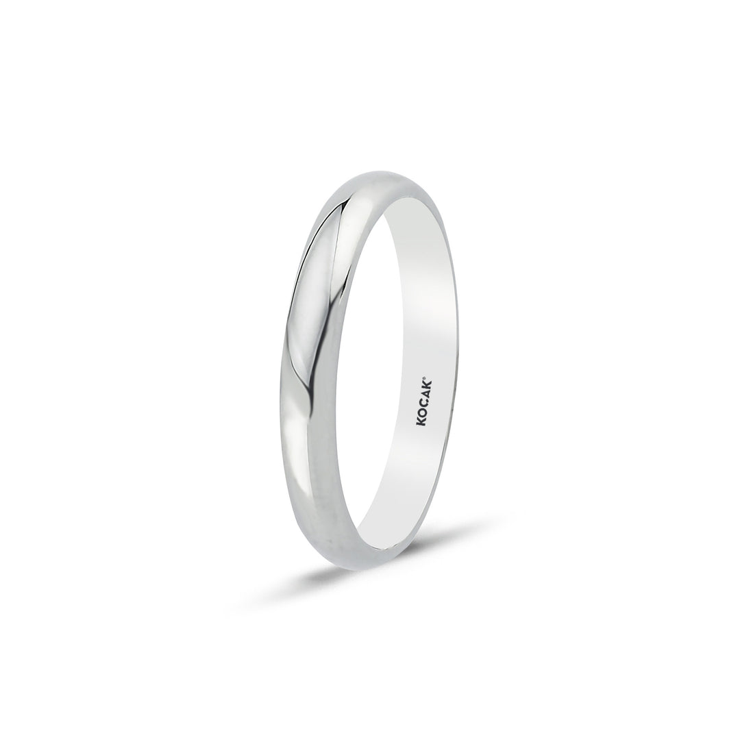14ct 3mm Solid Domed Gold Wedding Ring