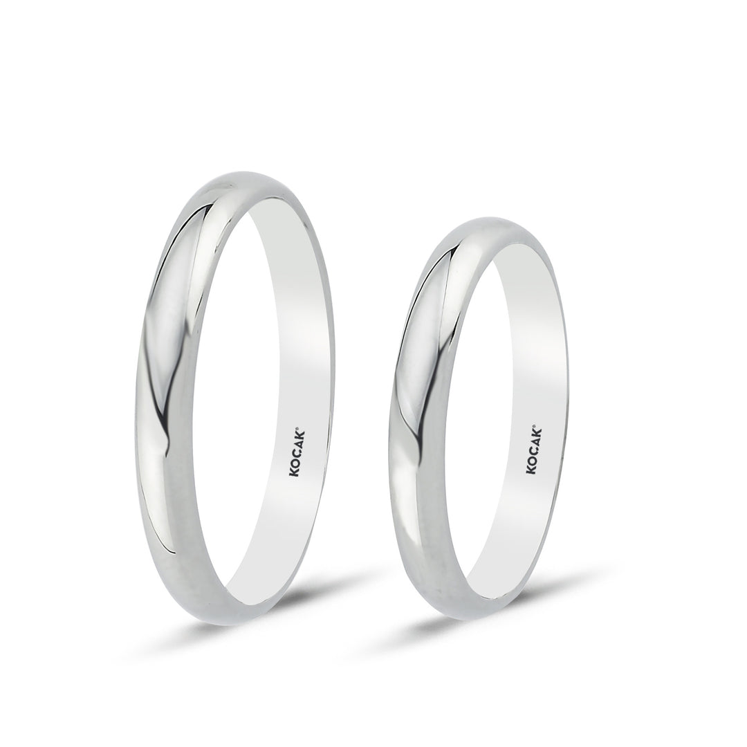 14ct 3mm Solid Domed Gold Wedding Ring
