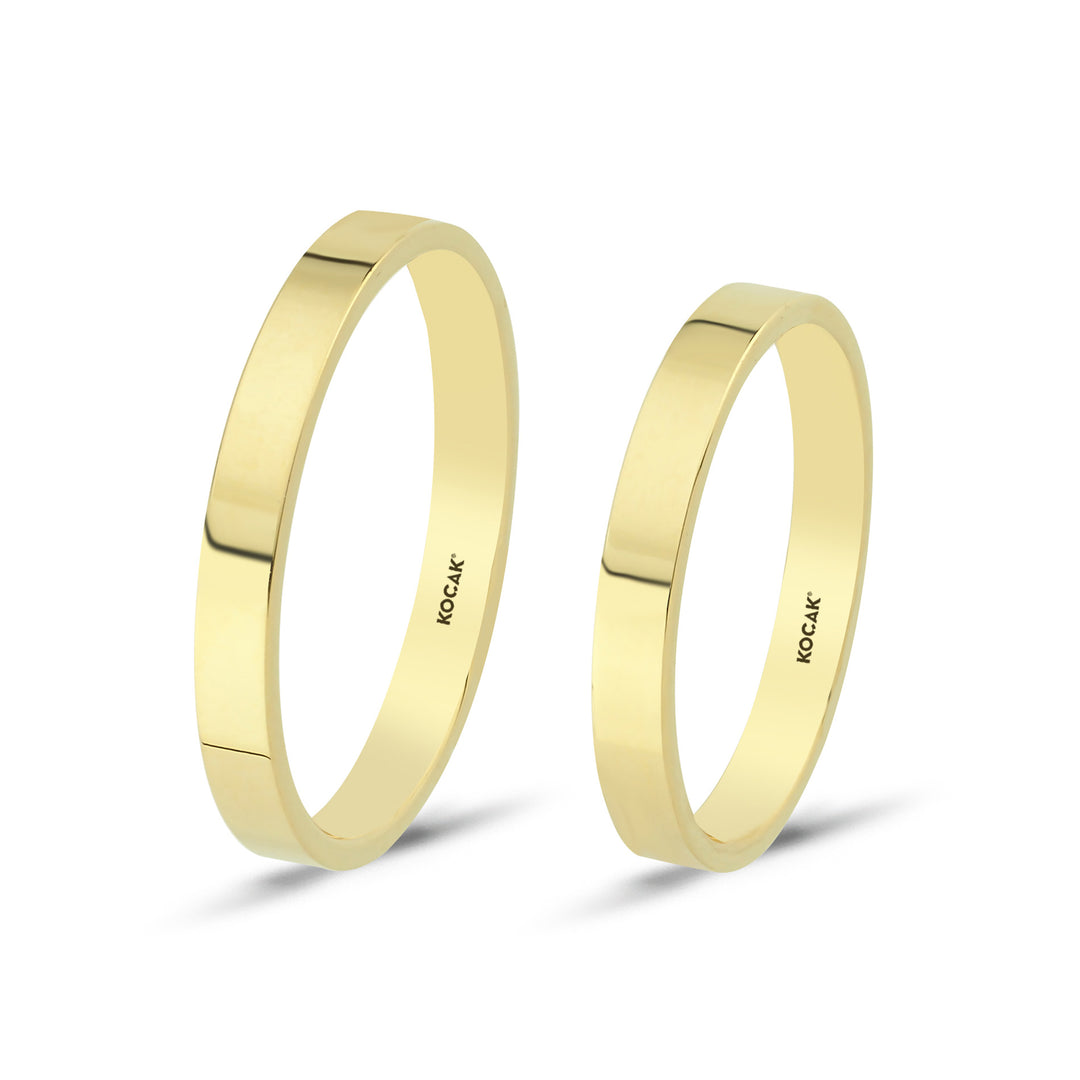 14ct 3mm Solid Gold Wedding Ring