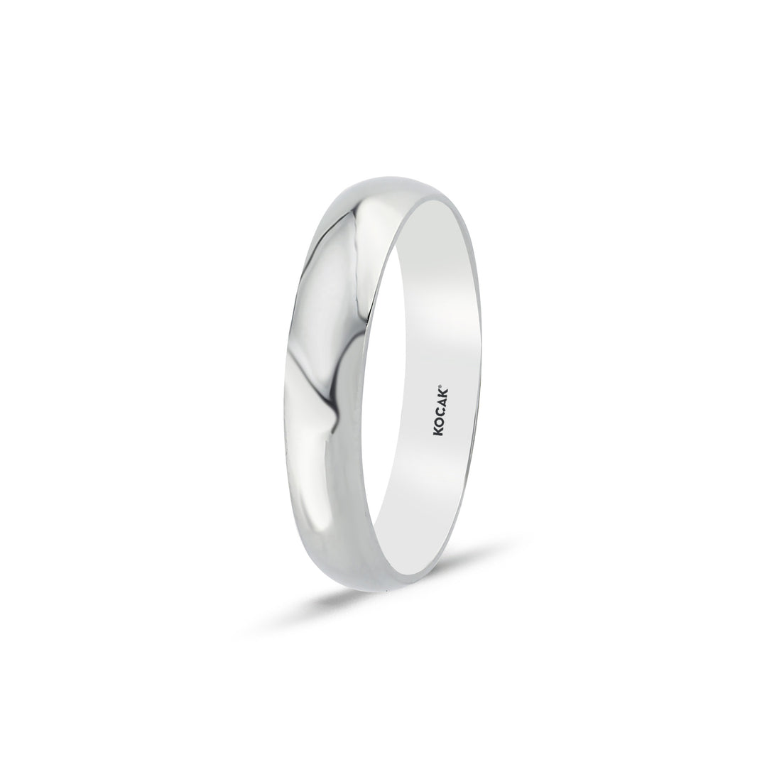 14ct 4mm Hollow Domed Gold Wedding Ring