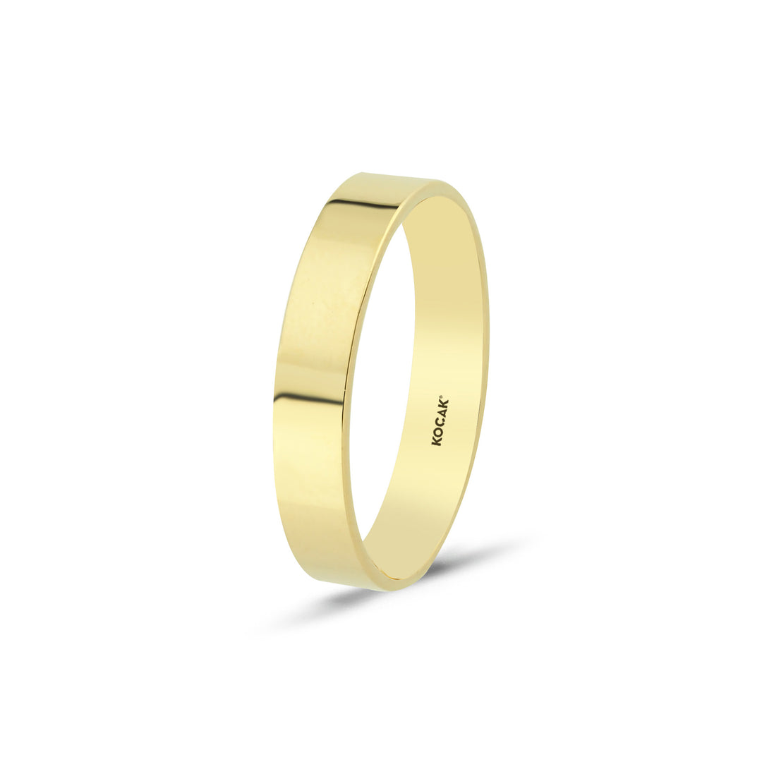 14ct 4mm Hollow Gold Wedding Ring