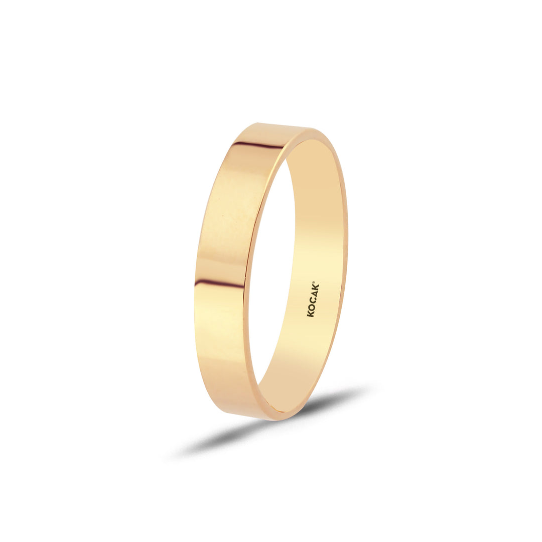 14ct 4mm Hollow Gold Wedding Ring