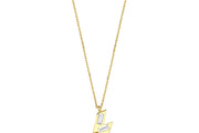 0.13 Karat Diamond Baguette Necklace