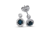 0.94 Karat Londra Mavisi Diamond Earrings