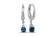 0.73 Karat Londra Mavisi Diamond Earrings