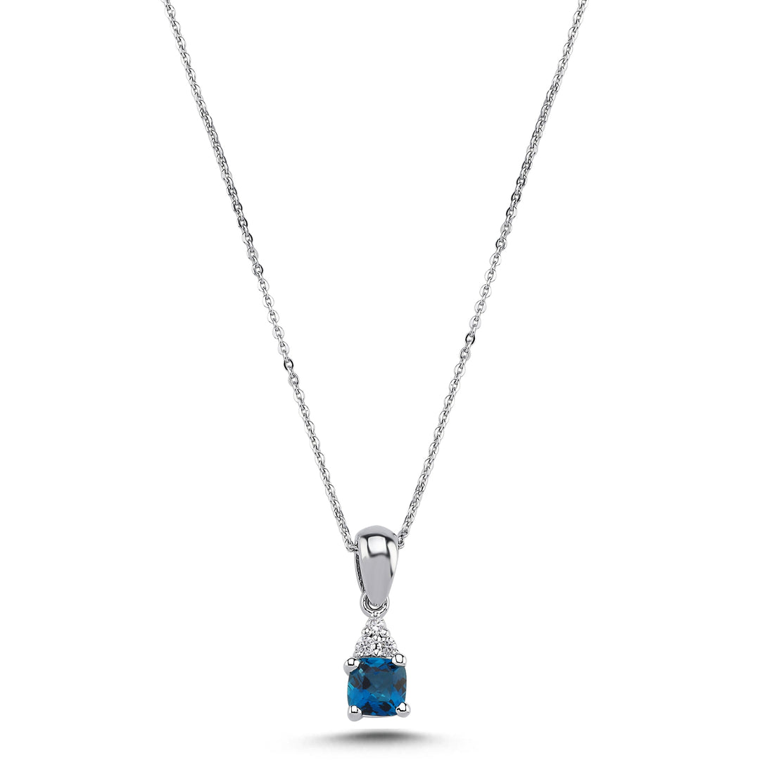 0.48 Karat Londra Mavisi Diamond Necklace