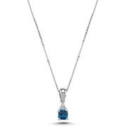 0.48 Karat Londra Mavisi Diamond Necklace
