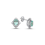 Load image into Gallery viewer, 1.82 Karat Paraiba Diamond Earrings
