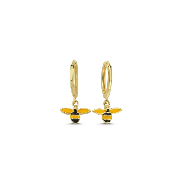 14ct Motif Gold Earrings