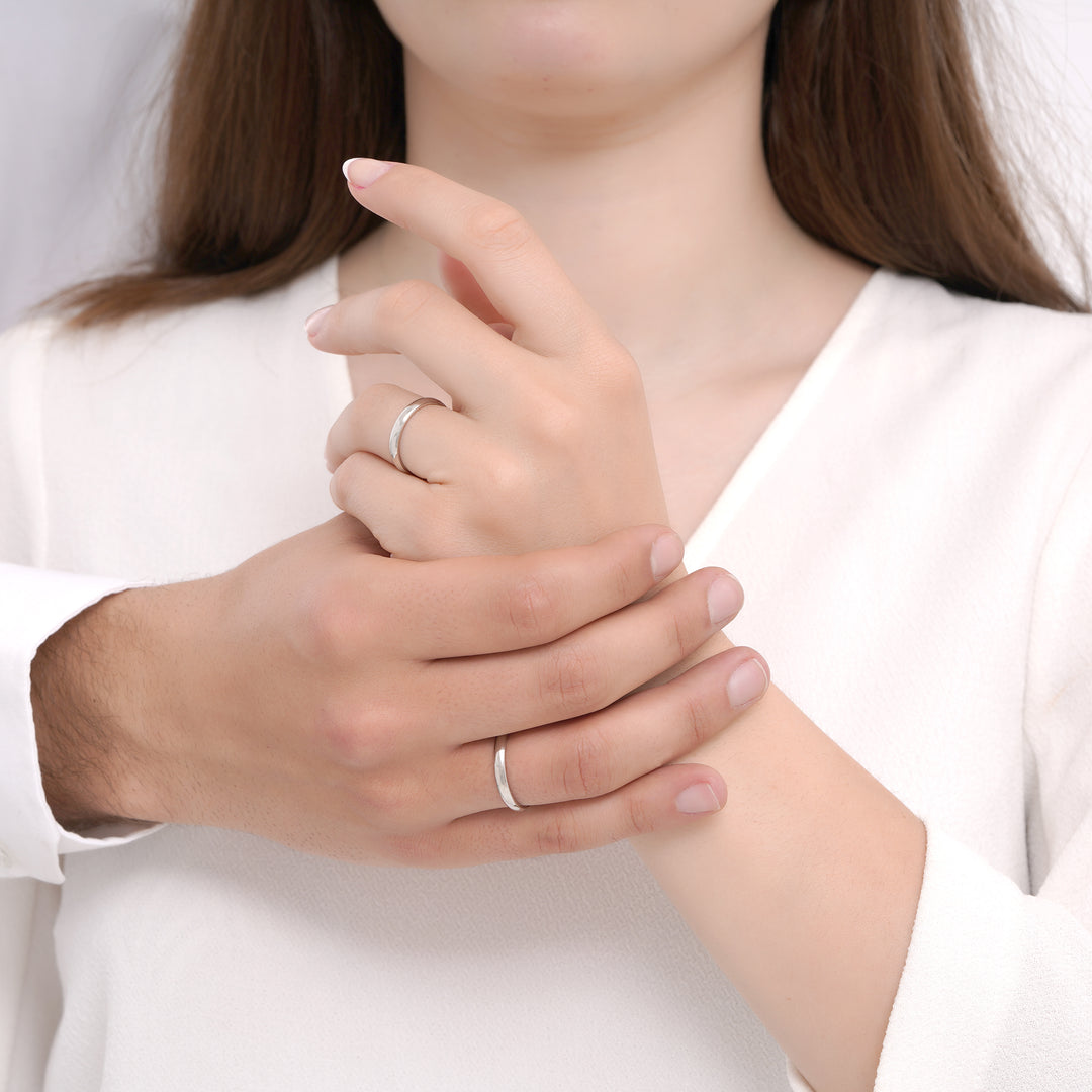 14ct 3mm Solid Domed Gold Wedding Ring