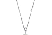 0.08 Karat Baguette Diamond Necklace