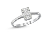 0.20 Karat Baguette Diamond Ring