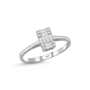 0.20 Karat Baguette Diamond Ring