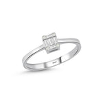 Load image into Gallery viewer, 0.13 Karat Baguette Diamond Ring