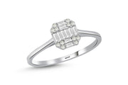 0.20 Karat Baguette Diamond Ring