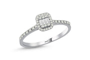 0.22 Karat Baguette Diamond Ring