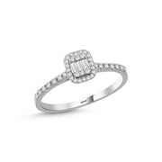 0.22 Karat Baguette Diamond Ring
