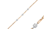0.24 Karat Baguette Diamond Bracelet