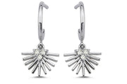 0.08 Karat Diamond Earrings