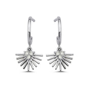 0.08 Karat Diamond Earrings