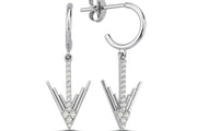 0.19 Karat Diamond Earrings