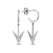 0.19 Karat Diamond Earrings
