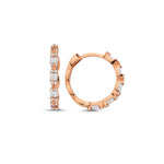 Load image into Gallery viewer, 0.40 Karat Baguette Diamond Earrings