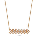 Load image into Gallery viewer, 0.42 Karat Baguette Diamond Necklace