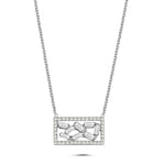 Load image into Gallery viewer, 0.36 Karat Baguette Diamond Necklace