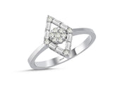 0.26 Karat Baguette Diamond Ring