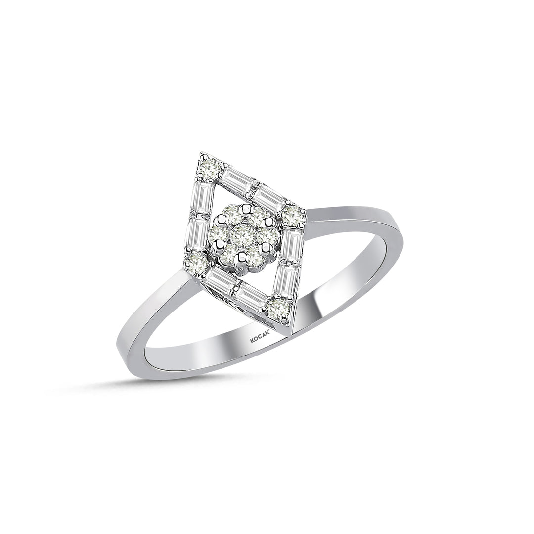 0.26 Karat Baguette Diamond Ring