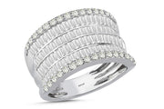 1.81 Karat Baguette Diamond Ring