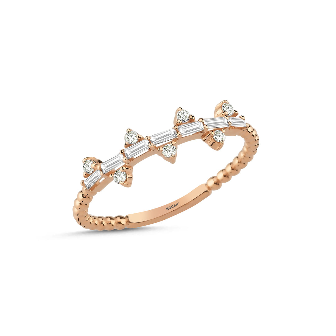 0.24 Karat Baguette Diamond Ring