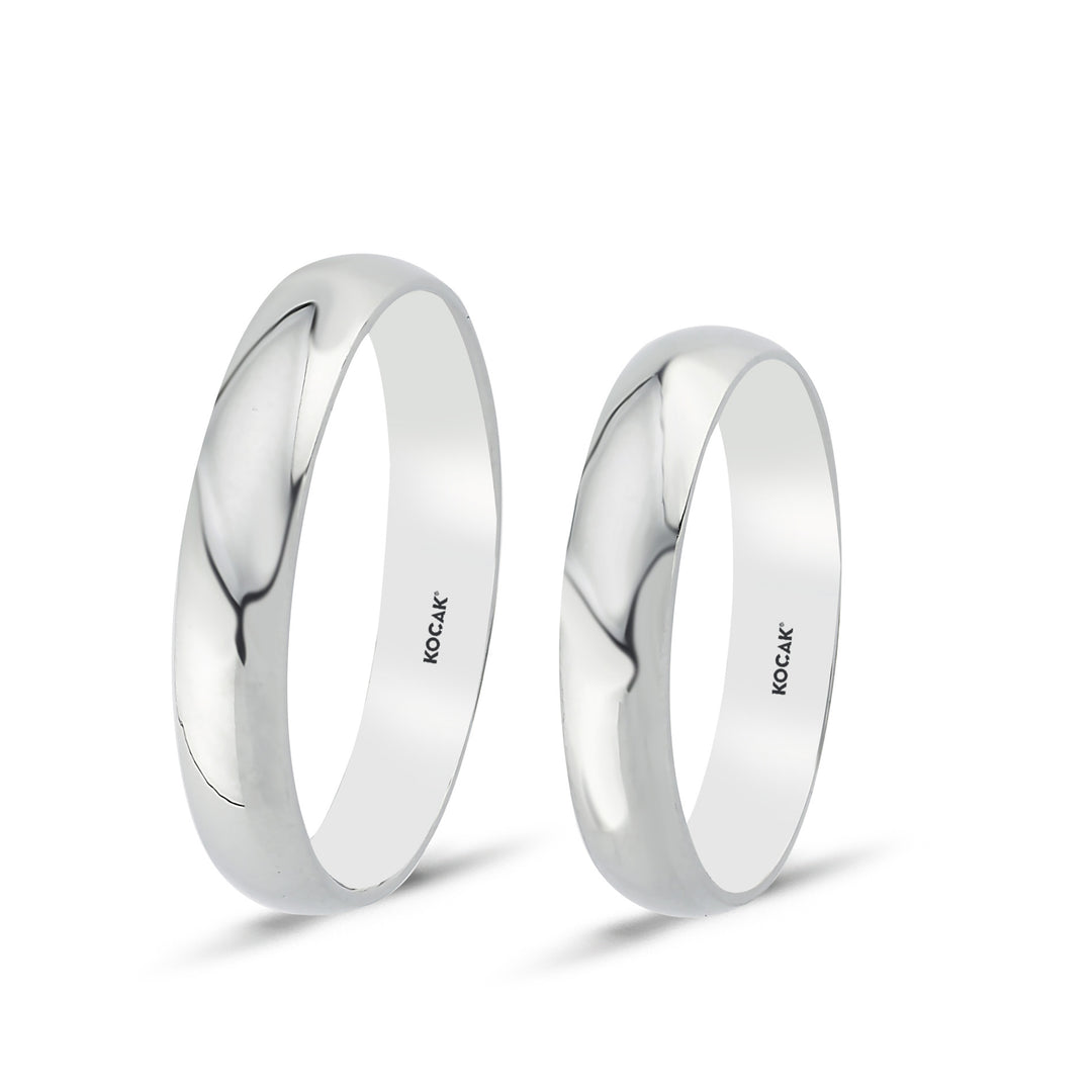 14ct 4mm Solid Domed Gold Wedding Ring