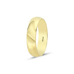 Load image into Gallery viewer, 14ct 5mm Hollow Domed Gold Wedding Ring