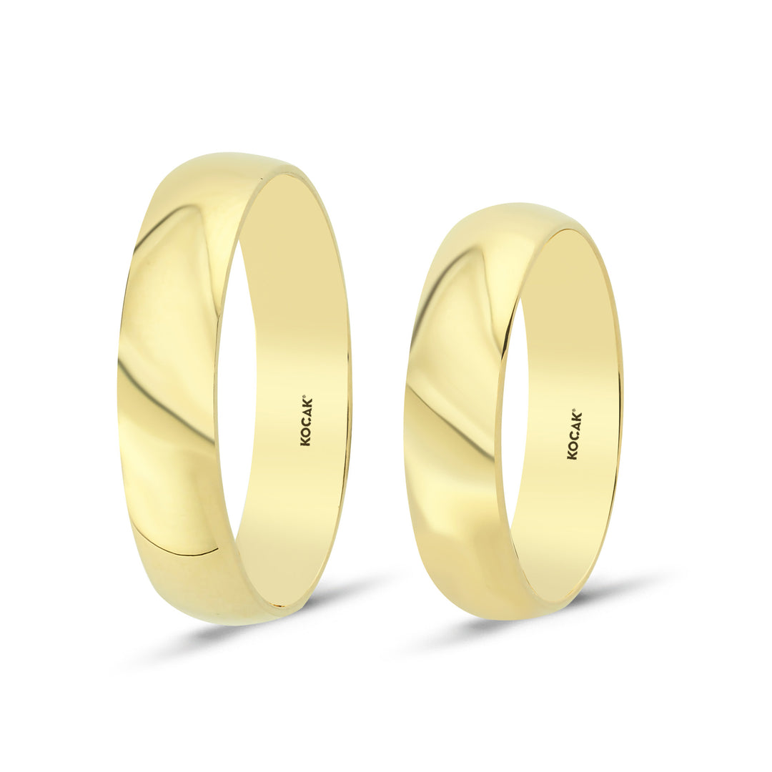 14ct 5mm Solid Gold Wedding Ring