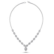 4.64 Karat Diamond Baguette Necklace