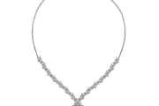 4.61 Karat Diamond Baguette Necklace