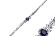 4.82 Karat Sapphire Diamond Bracelet