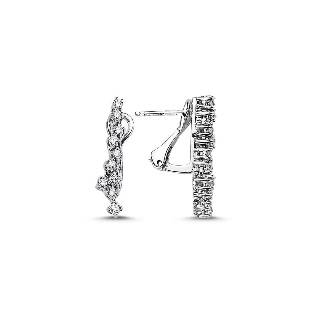 0.45 Karat Diamond Earrings