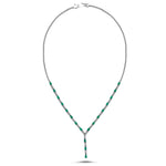 Load image into Gallery viewer, 3.82 Karat Emerald Diamond Necklace